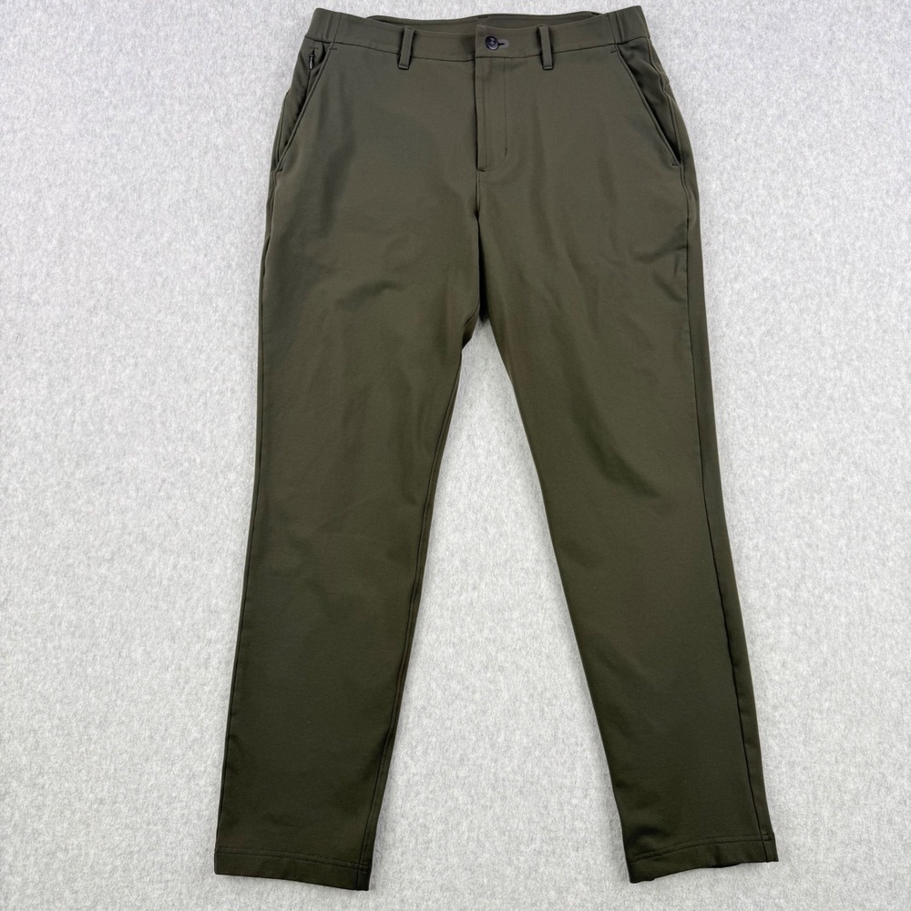 Public Rec Pants Mens 32x30 (Fits 32x29) Green Dealmaker Slim Straight Golf